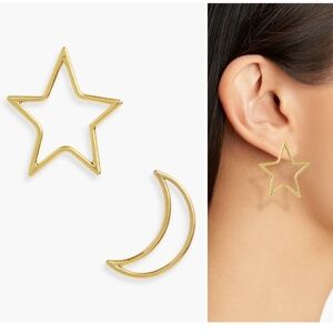 Madewell Star & Moon Statement Earrings